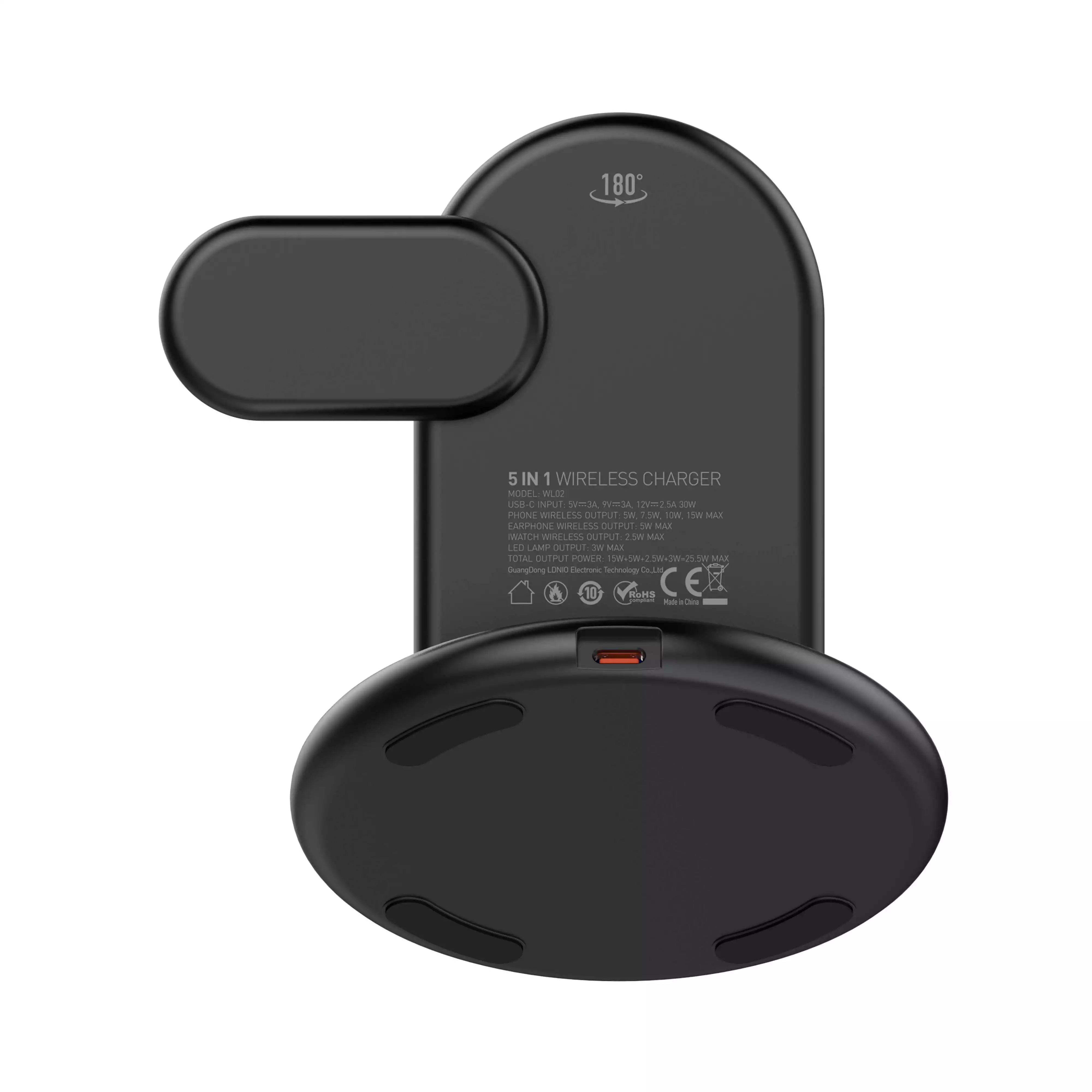 Ldnio WL02 5 IN 1 Desktop Wireless Charging Station