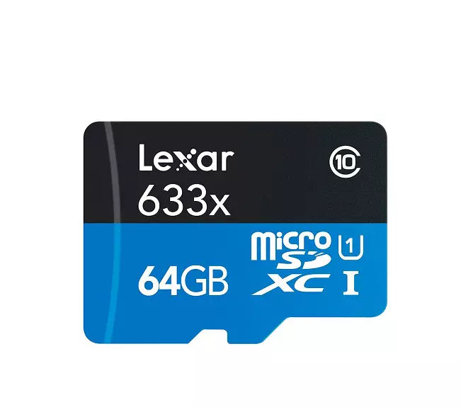 Lexar 64GB High-Performance 633x microSDXC UHS-I Card