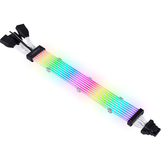 Buy Lian Li Strimer Plus V2 12VHPWR to 3 x 8 Pin 335mm Extension ARGB Cable from Vmart in Pakistan