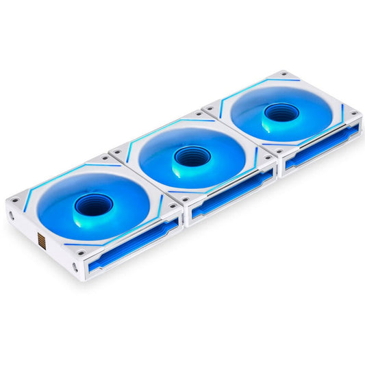 Buy Lian Li UNI FAN SL-INF 120 RGB Daisy Chain ARGB Fan White 3 Pack from Vmart in Pakistan