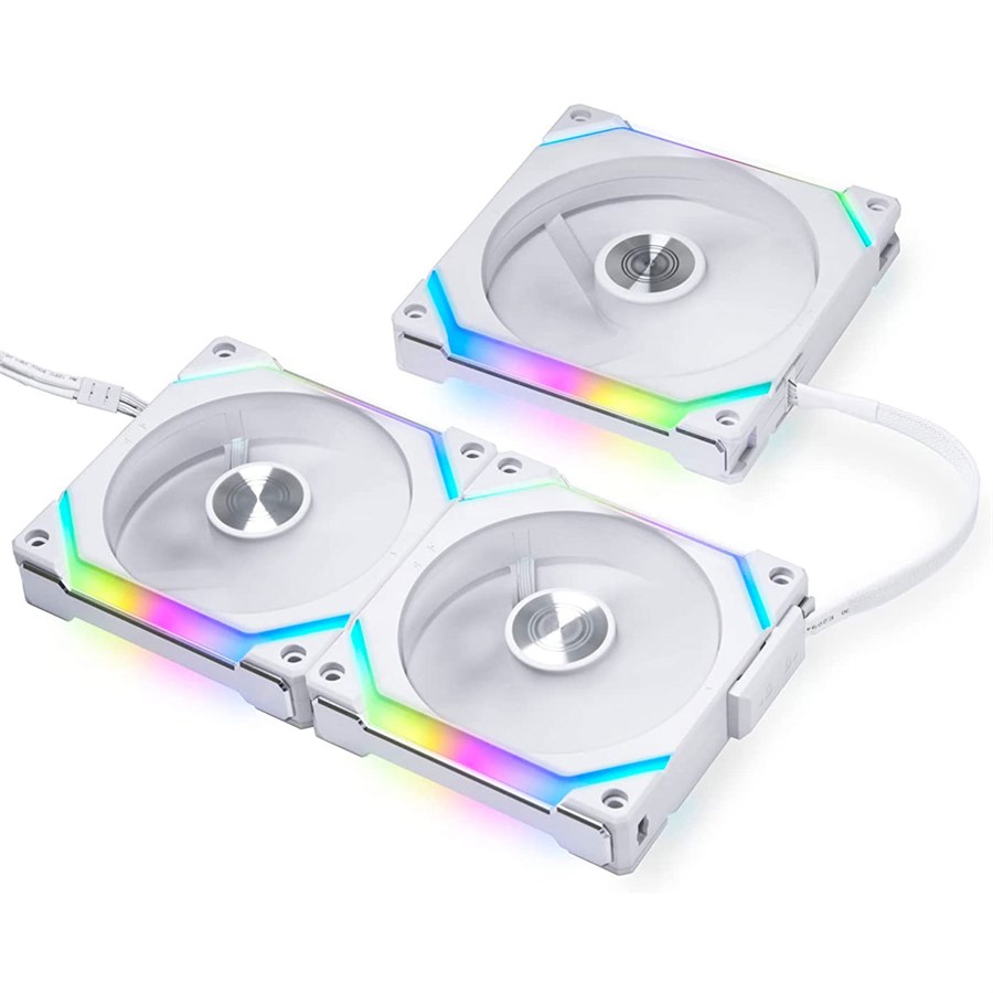 Lian Li UNI FAN SL120 V2 RGB Case Fan White 3 Pack