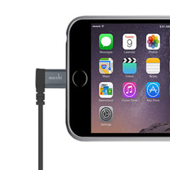 Moshi 90-degree Lightning To USB Cable (1.5m) - Black