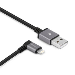 Moshi 90-degree Lightning To USB Cable (1.5m) - Black