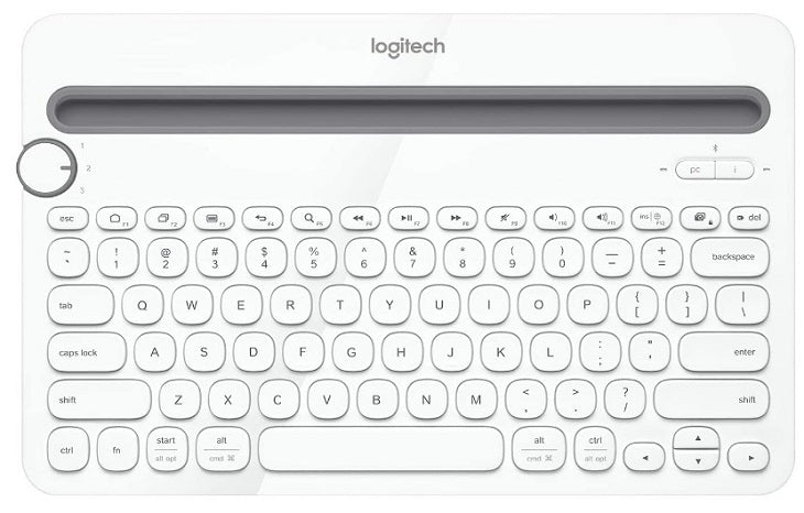 Logitech Bluetooth Multi-Device Keyboard K480 - White