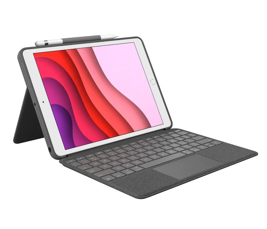 Logitech Combo Touch Backlit Keyboard Case with Trackpad and Smart Connector for iPad (7th, 8th &amp; 9th gen)