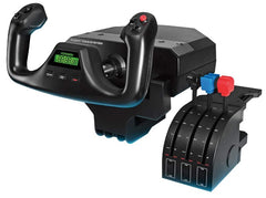 Logitech Flight Yoke System Professional Simulation Yoke and Throttle Quadrant