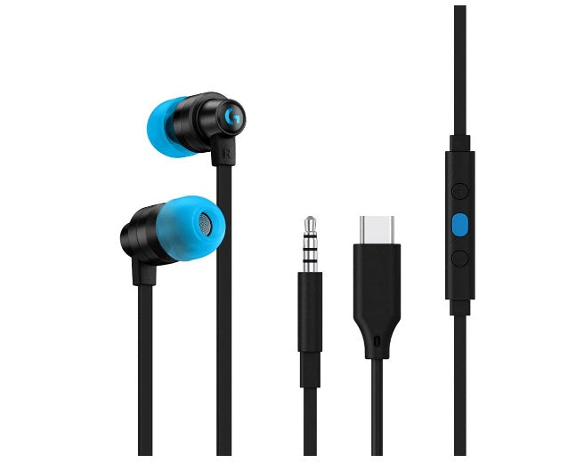 Logitech G333 Gaming Earphones - Black