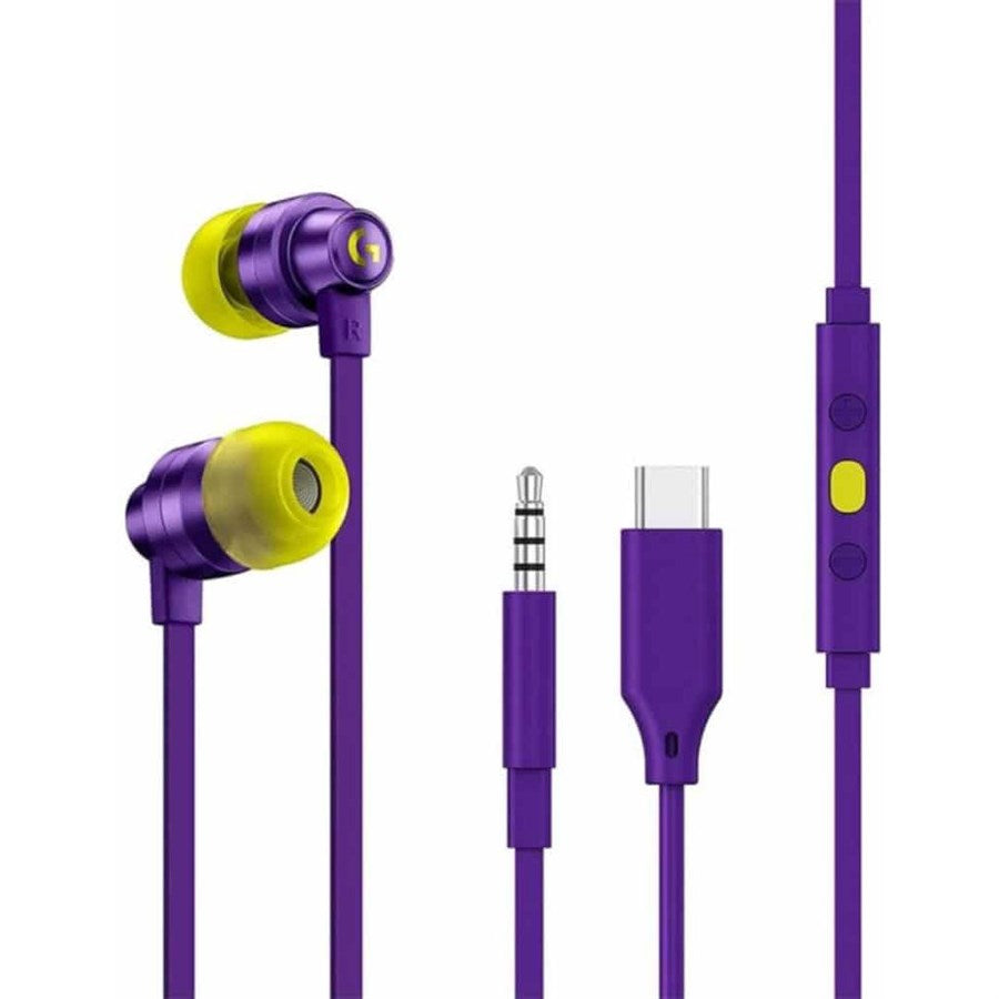 Logitech G333 Gaming Earphones - Purple