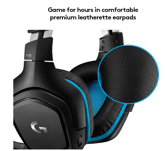 Logitech G431 7.1 Surround Sound Gaming Headset