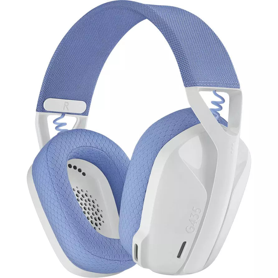 Logitech G435 LightSpeed Wireless Gaming Headset - Off White and Lilac