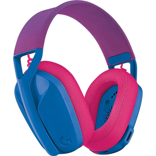 Logitech G435 Lightspeed Wireless Gaming Headset Blue And Raspberry