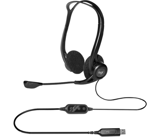 Buy Logitech H370E USB Headset With Noise-Cancelling Microphone from Vmart in Pakistan