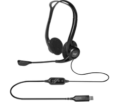 Logitech H370E USB Headset With Noise-Cancelling Microphone