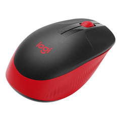 Logitech M190 Full-Size Wireless Mouse - Red