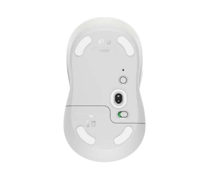 Logitech M650 Signature Wireless Mouse - Off White