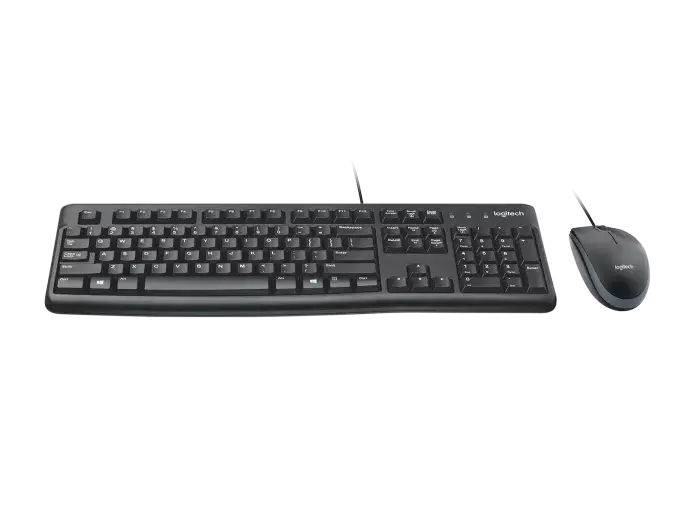 Logitech MK120 Corded Keyboard and Mouse Combo