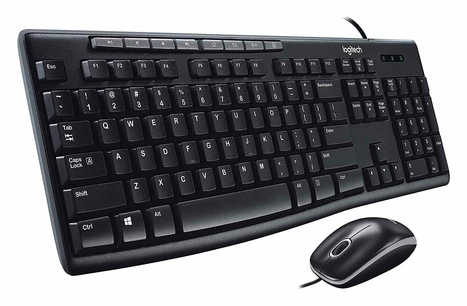 Logitech MK200 Media Keyboard And Mouse Combo With Media Shortcut Keys