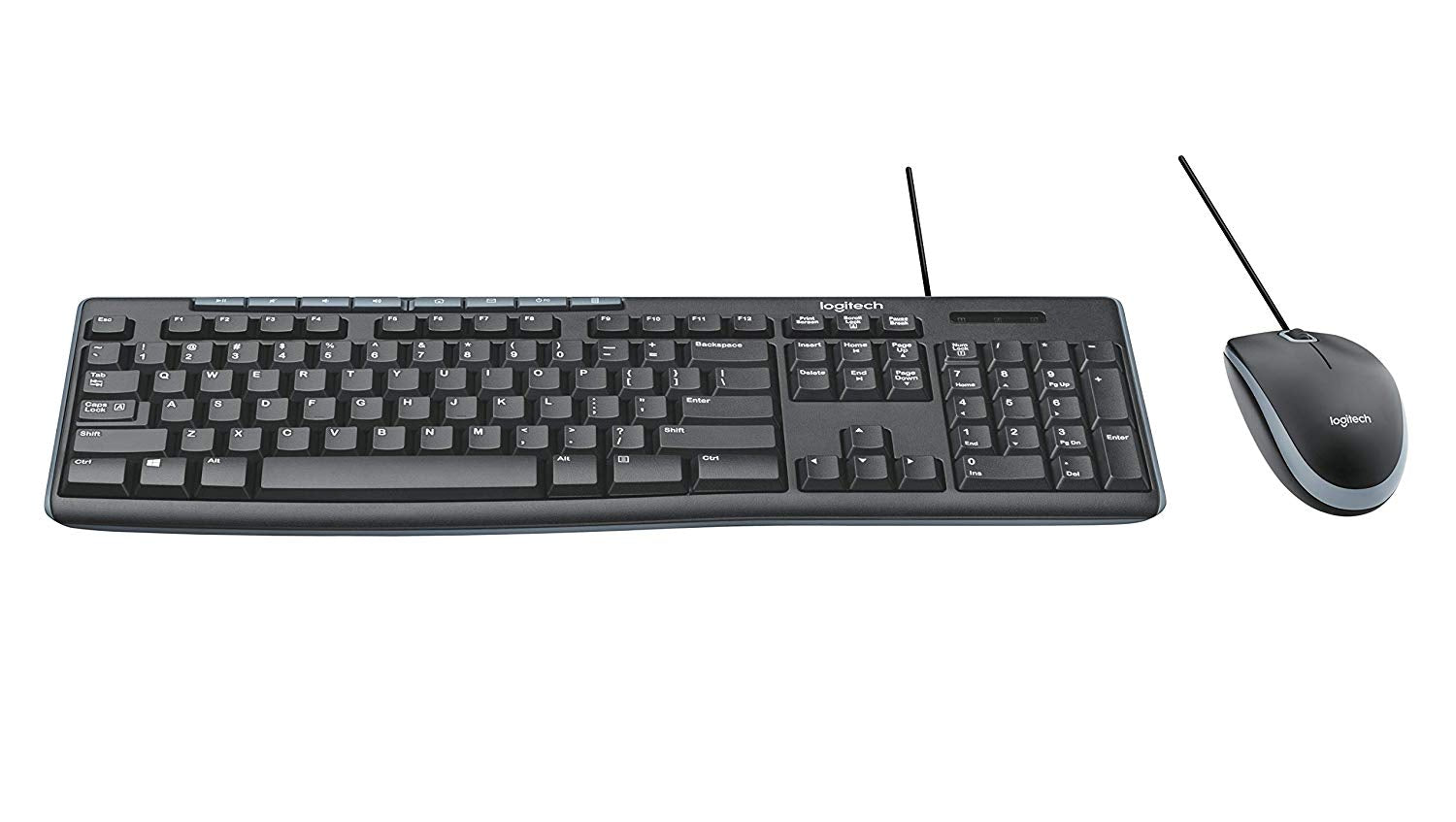 Logitech MK200 Media Keyboard And Mouse Combo With Media Shortcut Keys