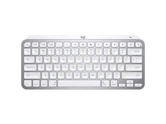 Logitech MX Keys Mini For Mac Minimalist Wireless Illuminated Keyboard Pale Gray