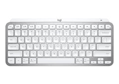 Logitech MX Keys Mini Minimalist Wireless Illuminated Keyboard - Pale Grey