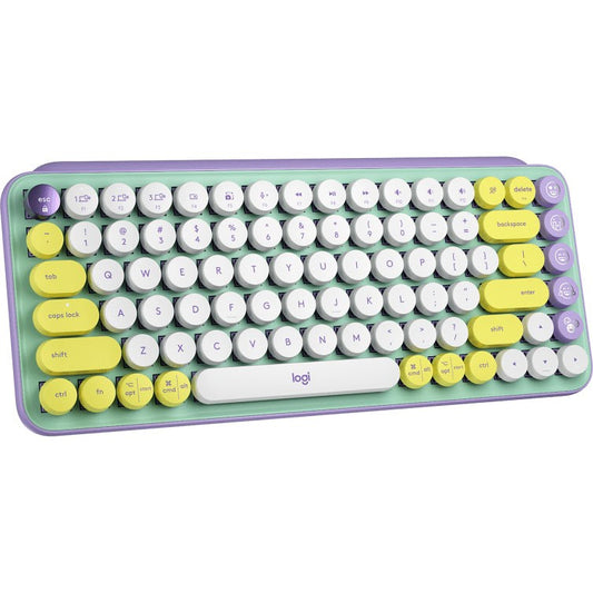 Buy Logitech POP Keys Wireless Mechanical Keyboard with Customizable Emoji Keys - Daydream Mint from Vmart in Pakistan