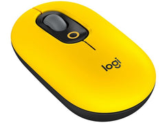 Logitech POP Mouse Wireless Mouse with Customizable Emoji - Blasting Yellow