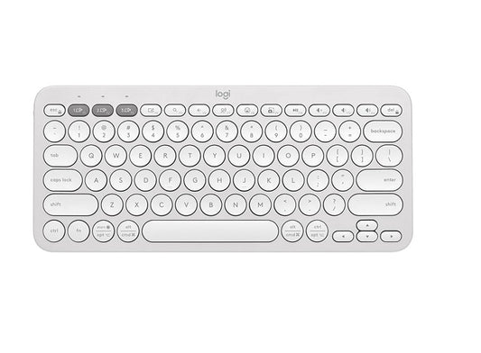 Buy Logitech Pebble Keys 2 K380s Bluetooth Keyboard - White from Vmart in Pakistan