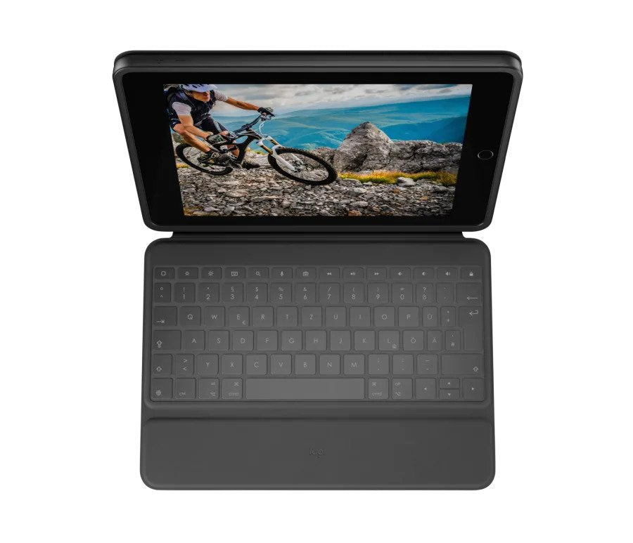 Logitech Rugged Folio The Ultimate Protective Keyboard Case For iPad (7th 8th 9th gen)