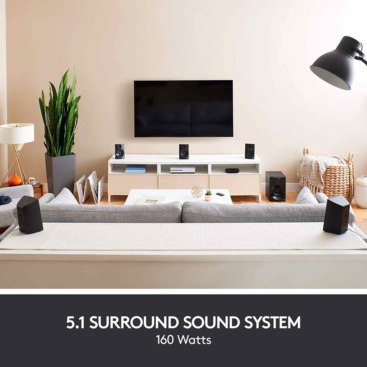 Buy Logitech Z607 5.1 Surround Sound Speakers With Bluetooth from Vmart in Pakistan