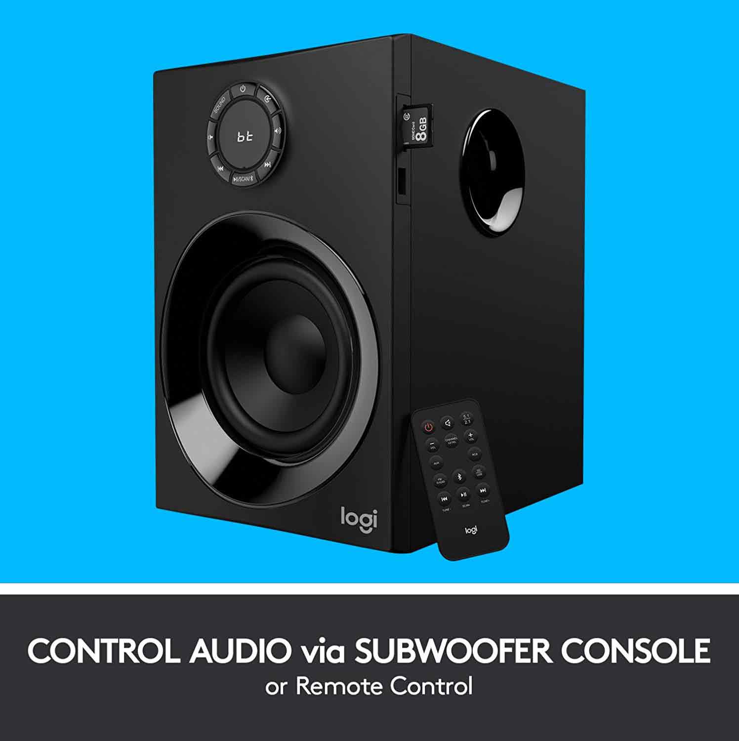 Buy Logitech Z607 5.1 Surround Sound Speakers With Bluetooth from Vmart in Pakistan