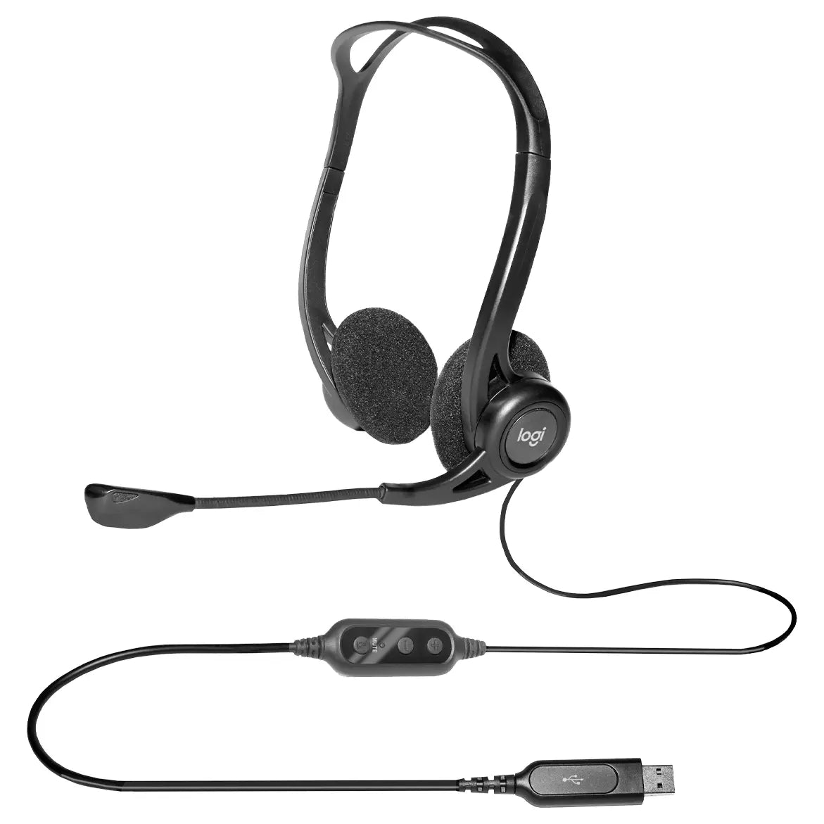 Buy Logitech 960 USB Headset Black Vmart in Pakistan