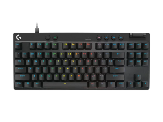 Buy Logitech Pro X TKL Rapid Wired Gaming Keyboard Analog Switches Black from Vmart in Pakistan