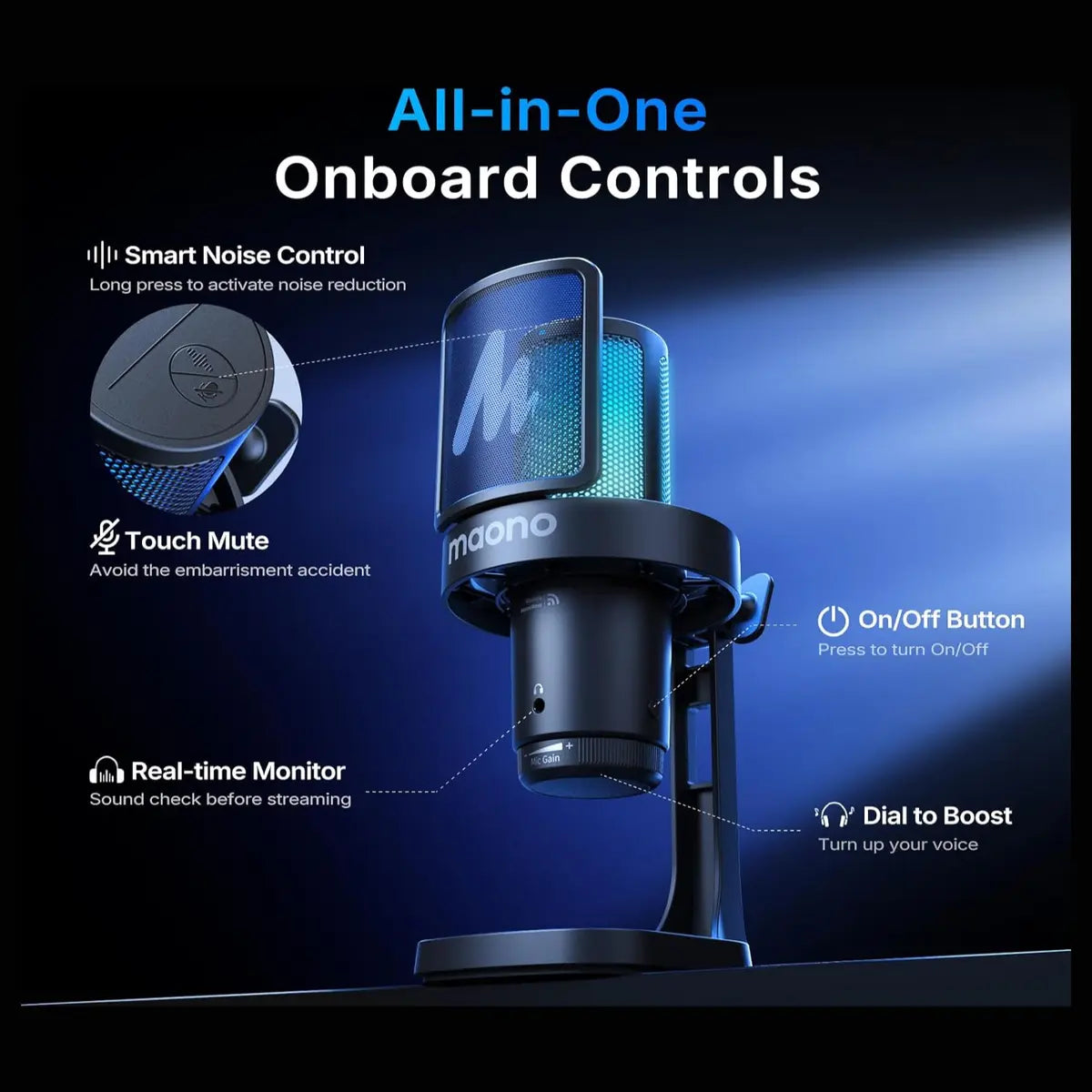 Buy Maono DGM20WS Wireless Gaming Microphone Vmart in Pakistan