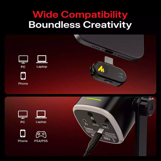 Buy Maono PD100W Wireless & USB Dynamic Microphone For Game Streaming from Vmart in Pakistan