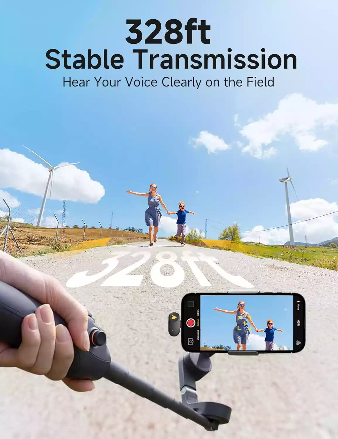 Buy Maono Wave T1 Mini Wireless Lavalier Microphone for iPhone 17 16 15 & Android with USB-C Plug from Vmart in Pakistan