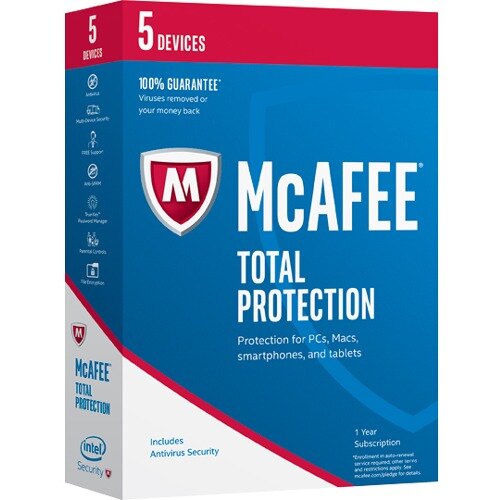 Buy McAfee Total Security 2017 - 5 Devices from Vmart in Pakistan