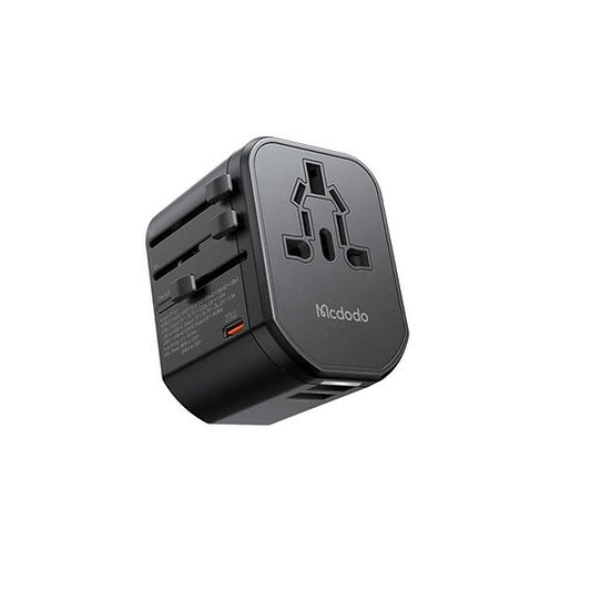 Buy Mcdodo 3471 Universal Travel Adaptor Charger 20w Type C + Dual USB from Vmart in Pakistan
