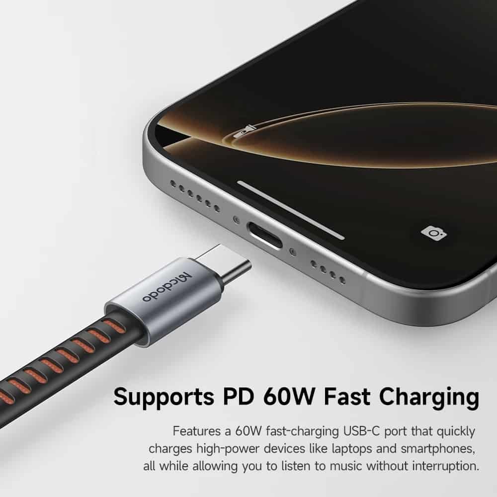Buy Mcdodo CA-312 2-in-1 USB-C to USB-C and 3.5mm Adapter from Vmart in Pakistan