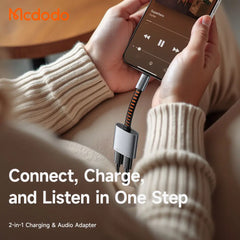 Buy Mcdodo CA-337 2 in 1 Charging & Audio Adapter from Vmart in Pakistan