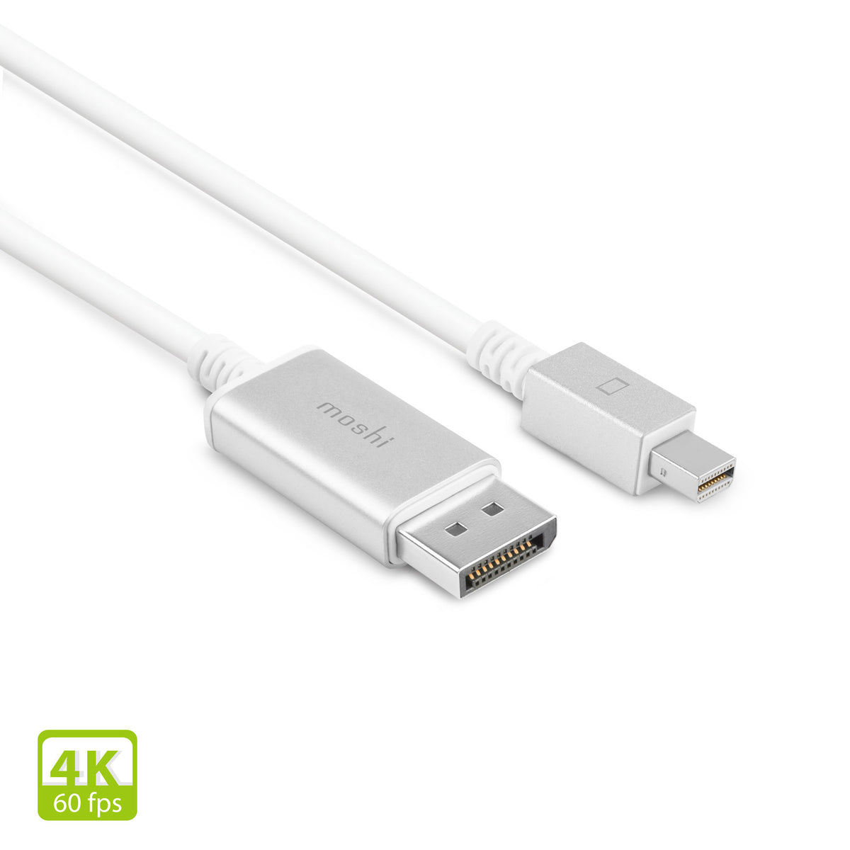 Moshi Mini DisplayPort To DisplayPort Cable 5ft (1.5m) - White