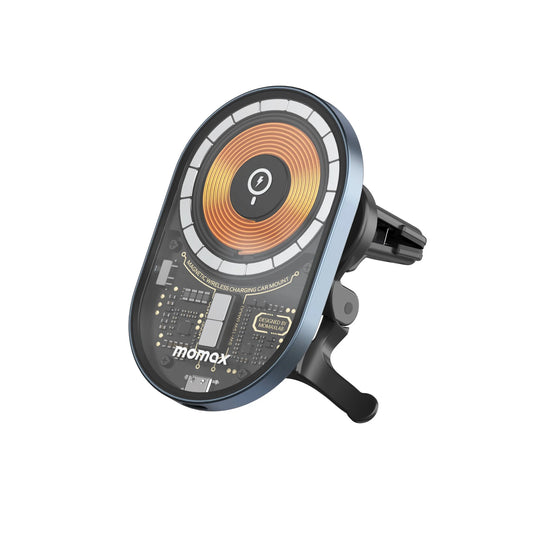 Buy Momax CM20E Q.Mag Mount 3 15W Magnetic Wireless Car Mount Charger from Vmart in Pakistan