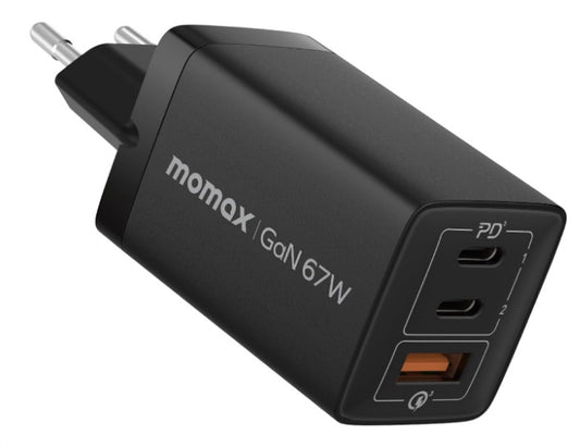 Buy Momax UM30EUD OnePlug GaN 67W 3-Ports Charger from Vmart in Pakistan
