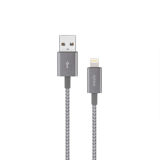 Buy Moshi Integra USB-A to Lightning Charge/Sync Cable 4 ft (1.2 m) - Titanium Gray from Vmart in Pakistan