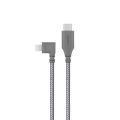 Moshi Integra USB-C to Lightning Cable with 90-degree Connector 5ft (1.5m) - Titanium Gray