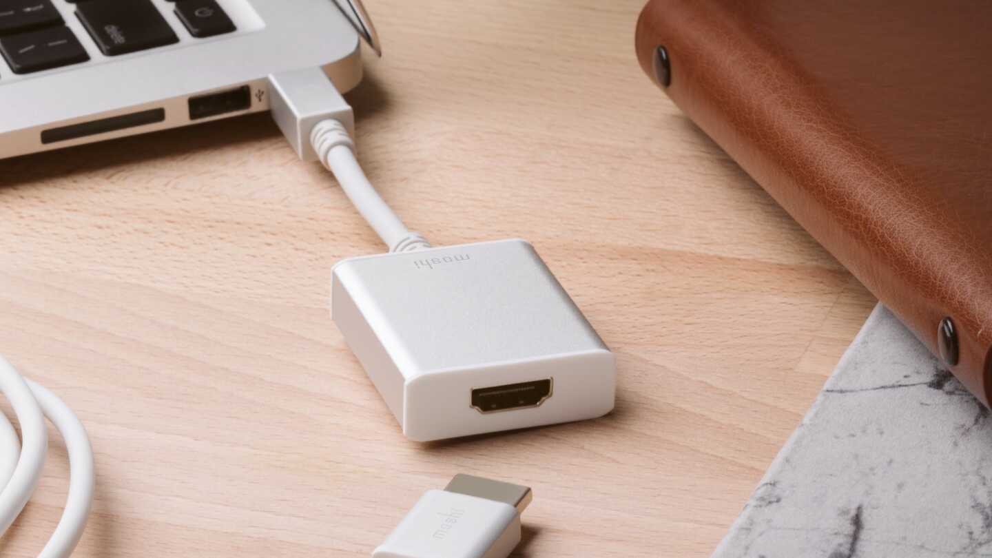 Moshi Mini DisplayPort to HDMI Adapter (4K) - Silver