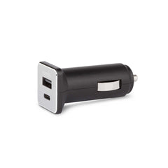 Moshi QuikDuo Car Charger with USB-C PD and Quick Charge - Black