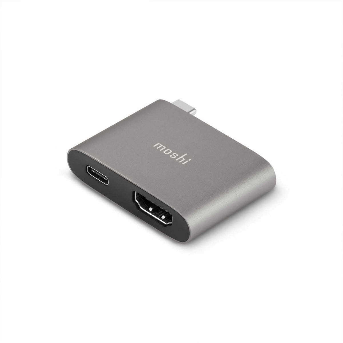 Moshi USB-C to HDMI Adapter with Charging - Titanium Gray