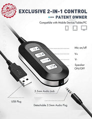 Mpow 071 USB Headset/3.5mm Computer Headset