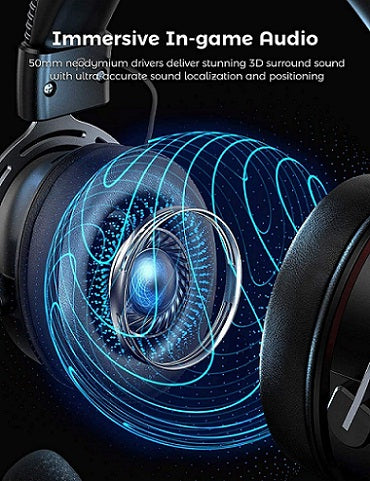 Mpow Air SE Gaming Headset - Black/Silver