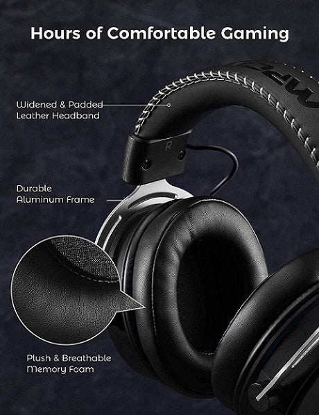 Mpow Air SE Gaming Headset - Black/Silver